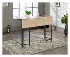 Industrial Style High Work Table with Flip Extension, view 4
