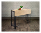Industrial Style High Work Table with Flip Extension, view 6