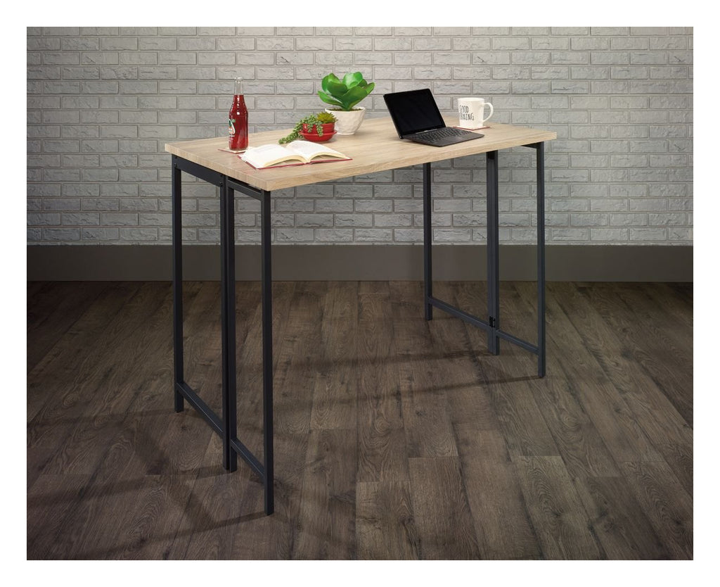 Industrial Style High Work Table with Flip Extension, view 7