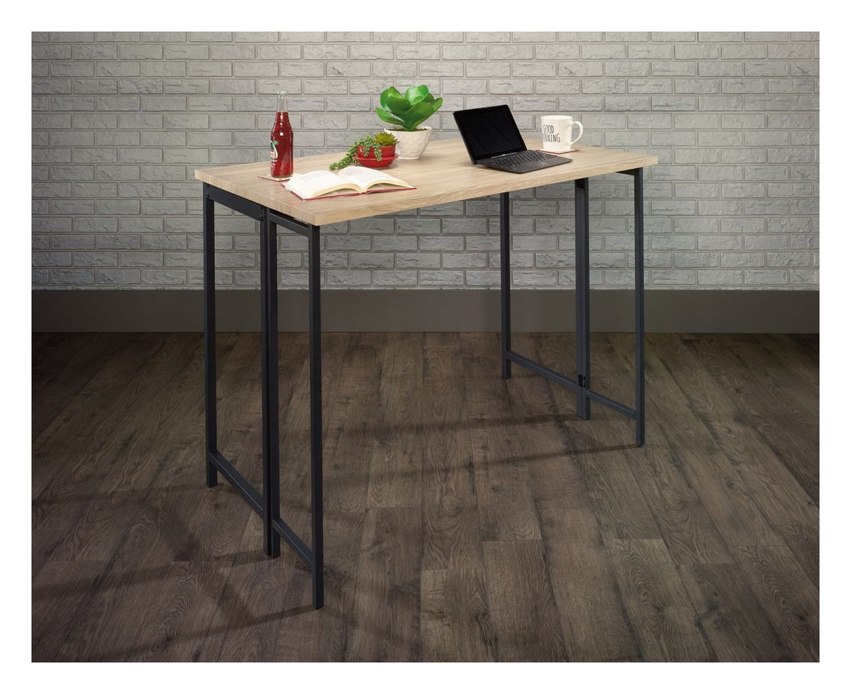 Industrial Style High Work Table with Flip Extension, view 7