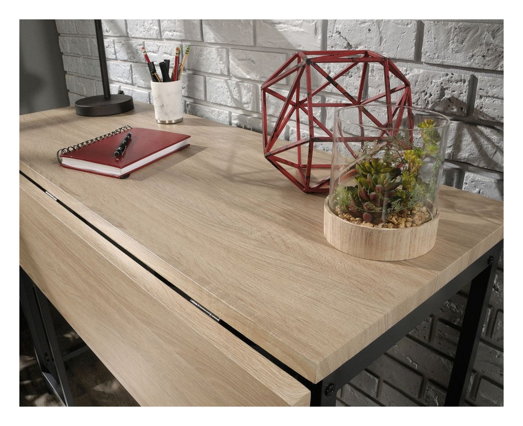 Industrial Style High Work Table with Flip Extension, view 8