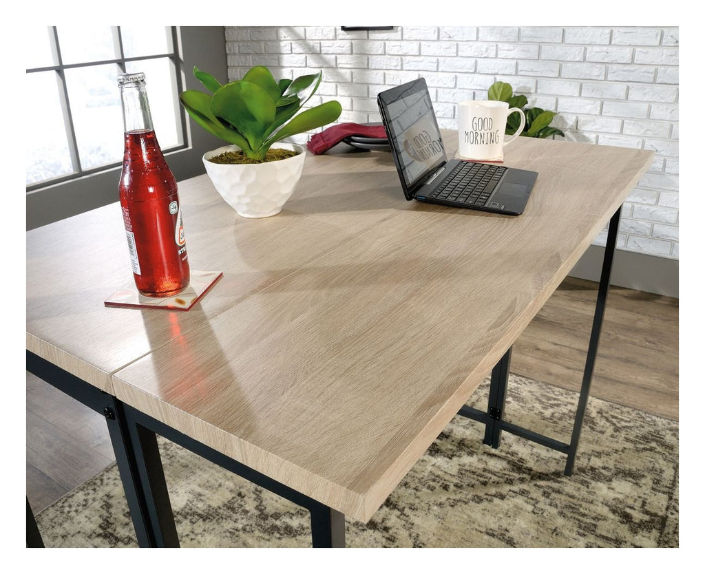Industrial Style High Work Table with Flip Extension, view 9