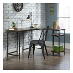 Industrial Style L-Shaped Desk Smoked Oak, view 2