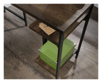 Industrial Style L-Shaped Desk Smoked Oak, view 5