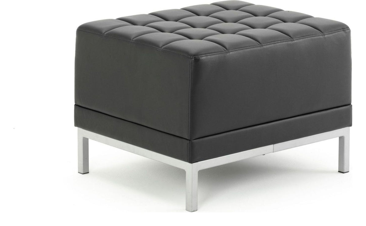 Infinity modular leather sofa, cube (no back)