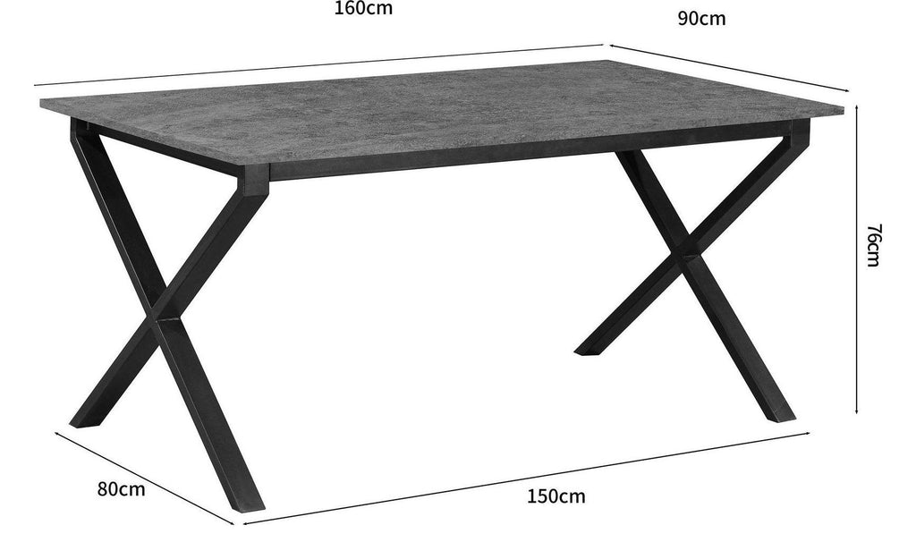Ipswich Dining Table 160 X 90cm, view 18
