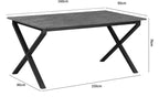 Ipswich Dining Table 160 X 90cm, view 18