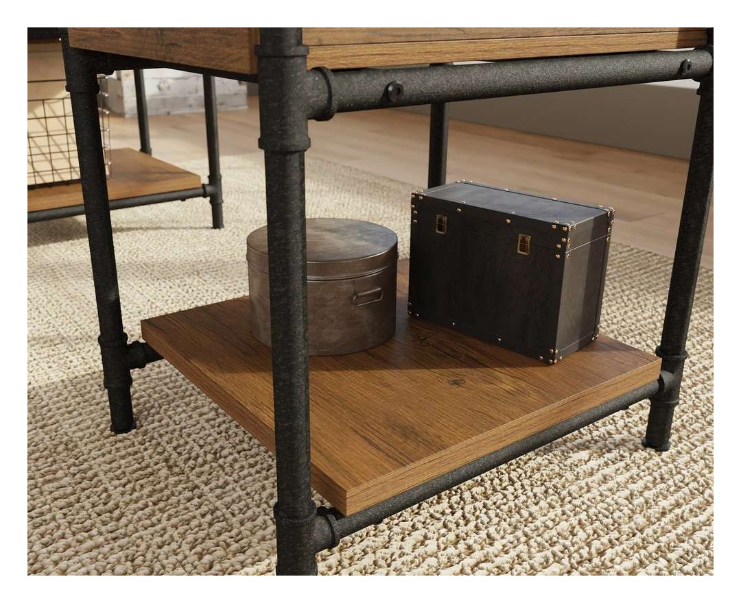 Iron Foundry Double Pedestal Desk, view 10