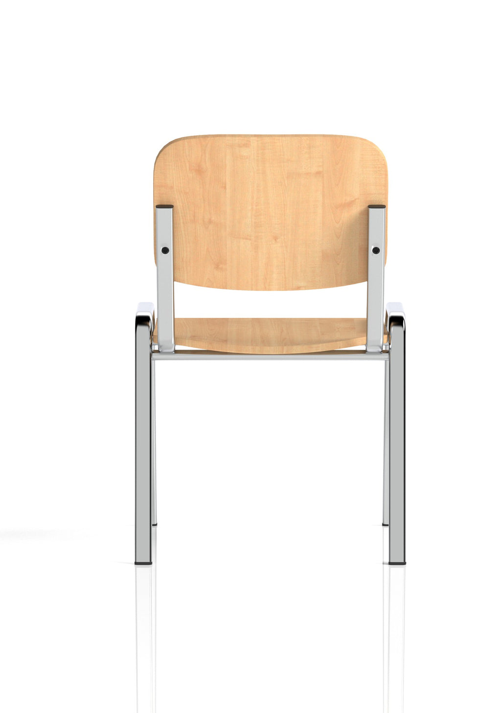 ISO Beech Wood Stacking Visitor Chair, another view 5