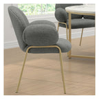 Iwama Teddy Fabric Dining Chair (Pack of 2), view 10