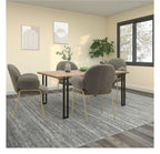 Iwama Teddy Fabric Dining Chair (Pack of 2), view 12