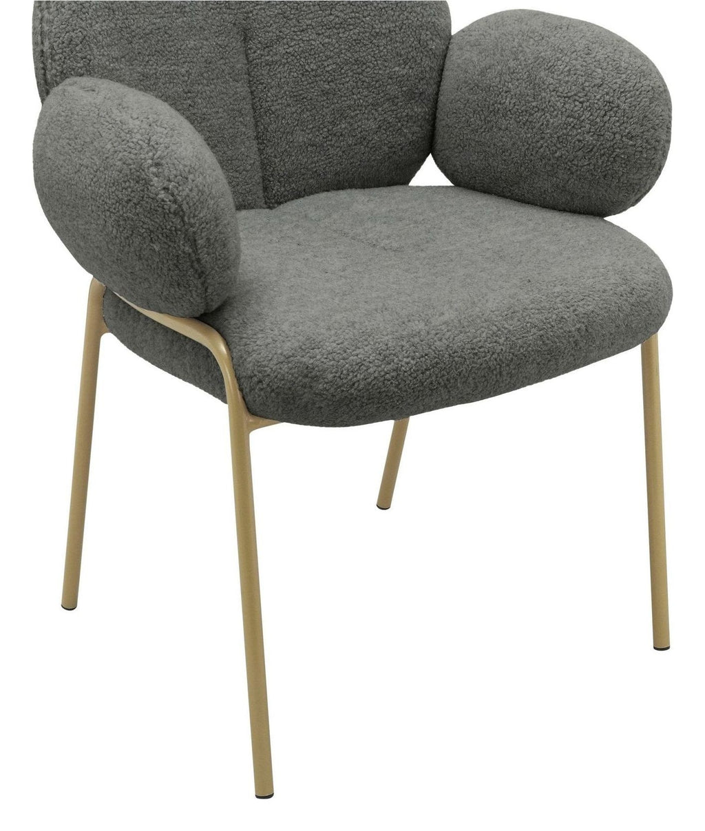 Iwama Teddy Fabric Dining Chair (Pack of 2), view 7