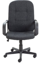 Jack 2 Executive Office Chair in charcoal from the front