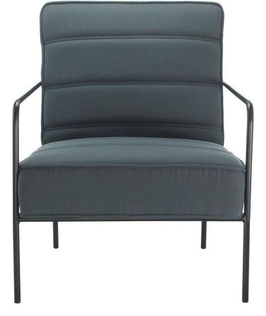 Jade Reception Chair in grey from another angle