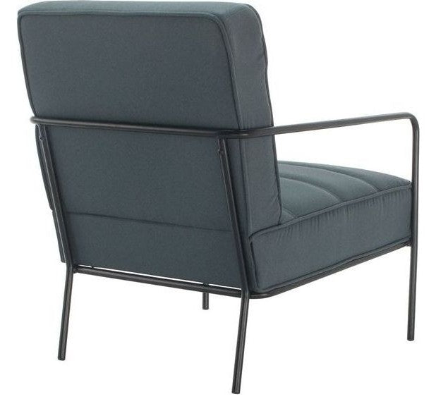 Jade Reception Chair in grey from another angle