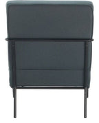 Jade Reception Chair in grey from another angle