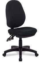 Java 300 Medium Back Operator Chair in black, no arms