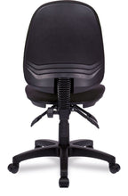 Java 300 Medium Back Operator Chair in black, no arms, view 4