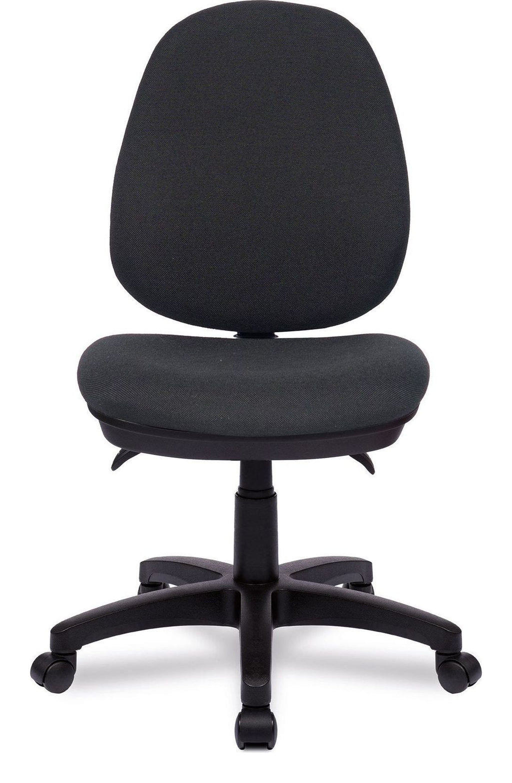 Java 300 Medium Back Operator Chair in black, no arms, view 5