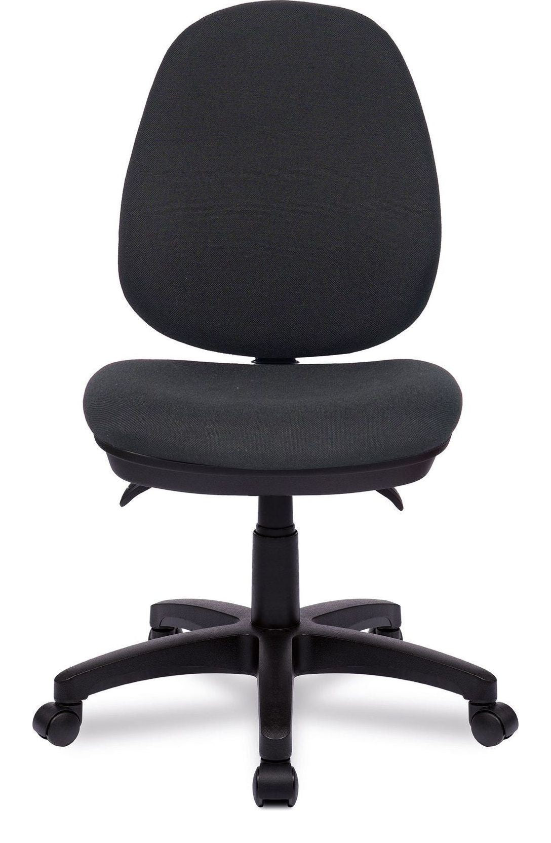 Java 300 Medium Back Operator Chair in black, no arms, view 5