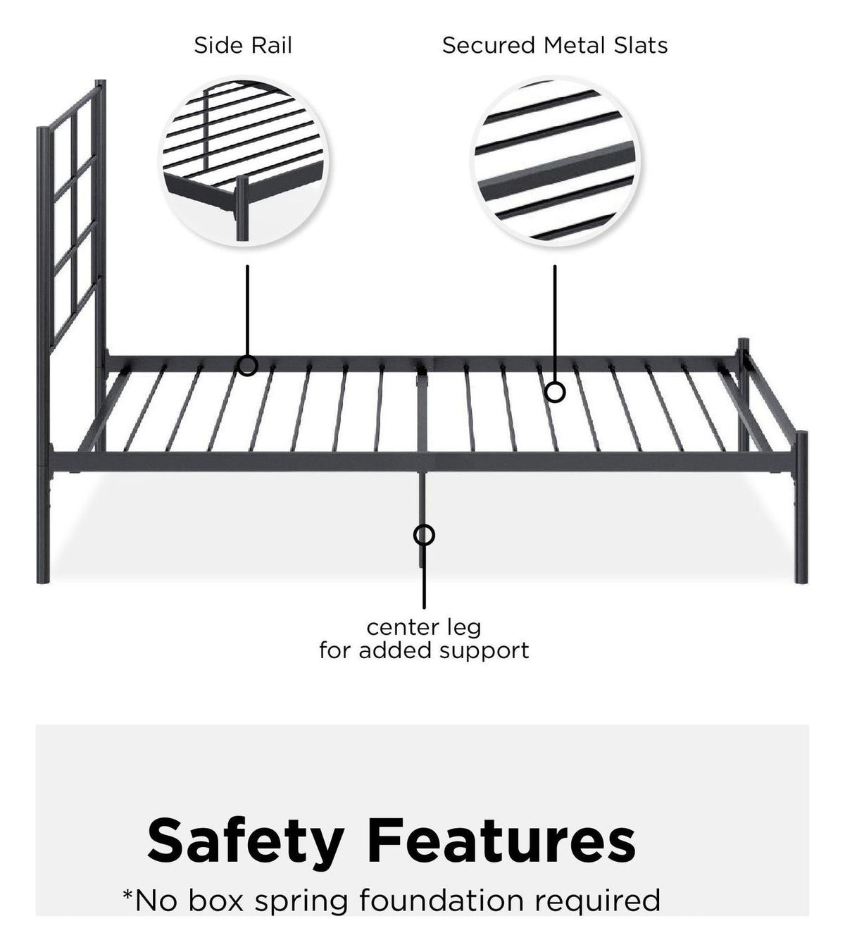 Jensen Metal Bed, view 15