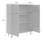 Jerzy Highboard 100 2 Door, view 10