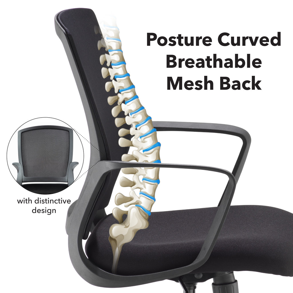 Jonas Mesh Operator Chair detail