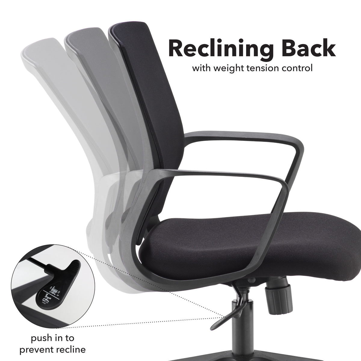 Jonas Mesh Operator Chair detail