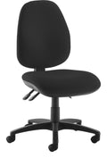 Jota Fabric Operator Chair in black, no arms