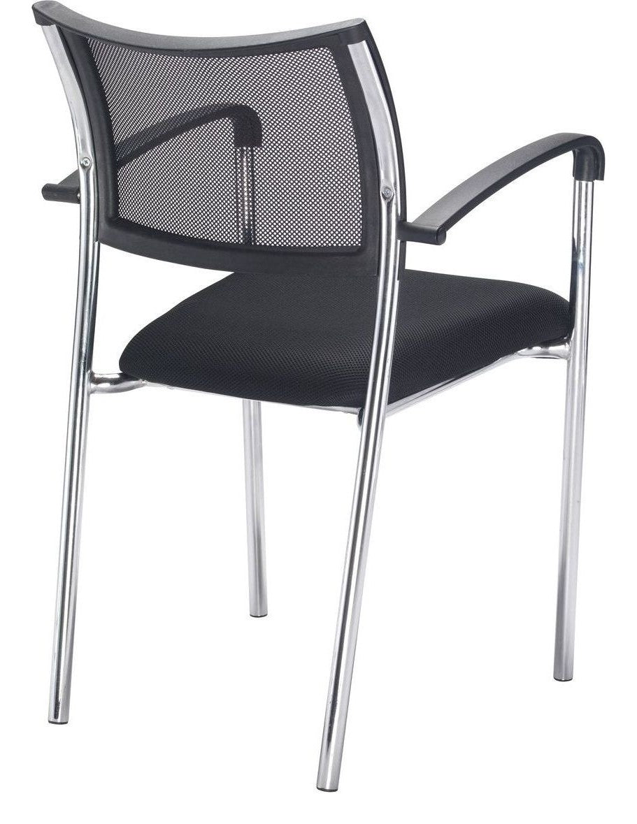Jupiter Mesh Armchair from the back at an angle