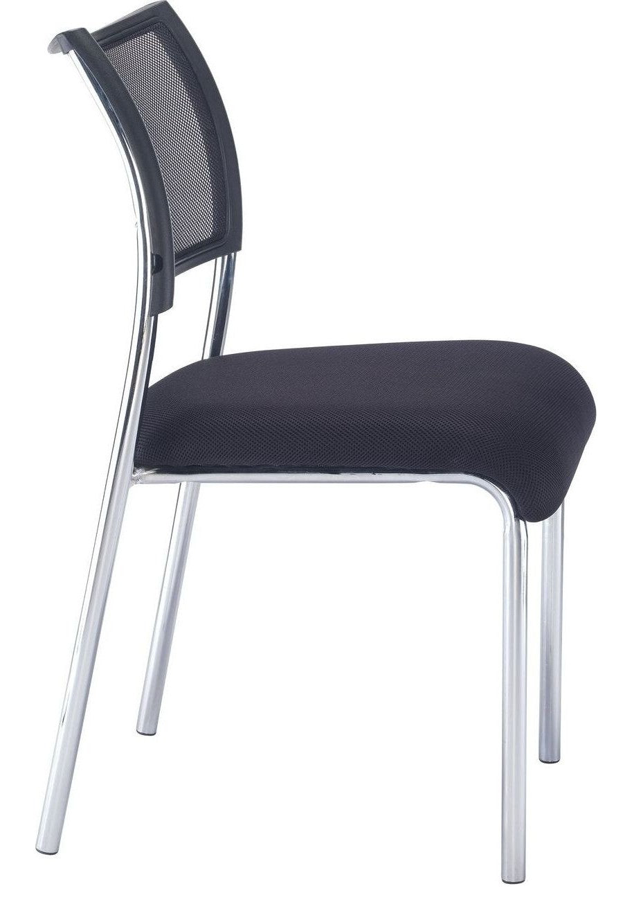 Jupiter Mesh Side Chair from the side