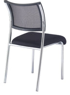 Jupiter Mesh Side Chair from the back at an angle