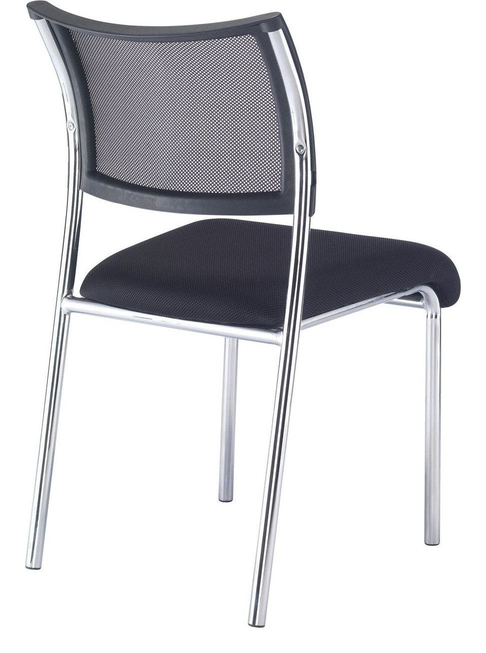 Jupiter Mesh Side Chair from the back at an angle