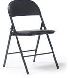 Kava Folding Chair, Pack of 4 in black