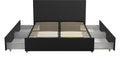Kelly Bed 4 Drawer Storage Linen