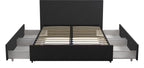 Kelly Bed 4 Drawer Storage Linen