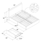 Kelly Bed 4 Drawer Storage Linen, view 18