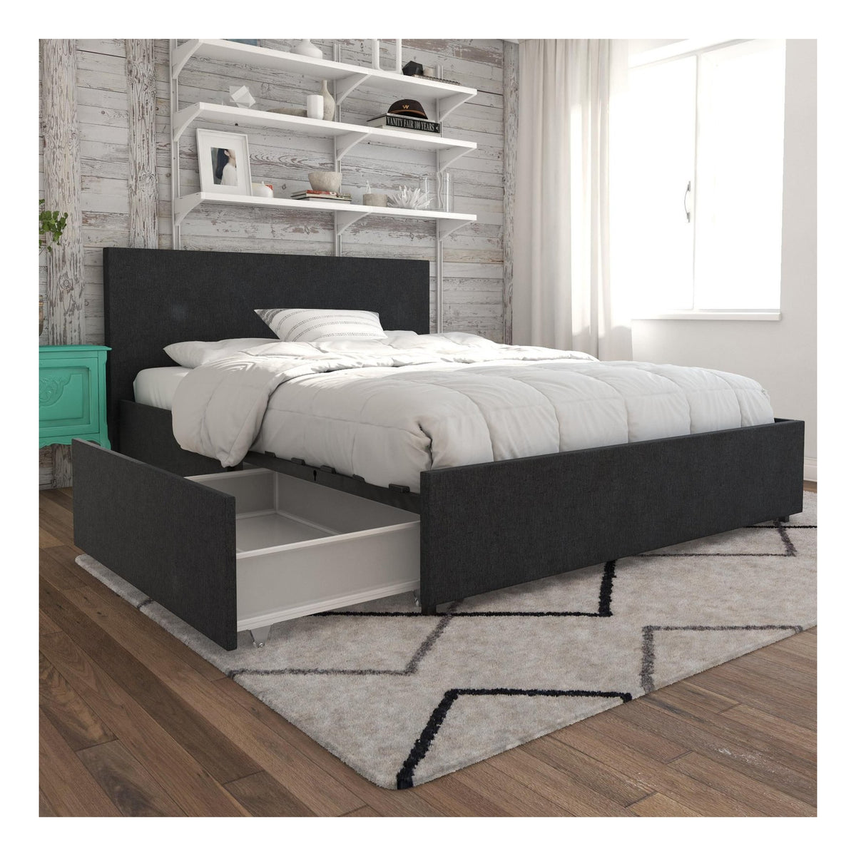 Kelly Bed 4 Drawer Storage Linen, view 19