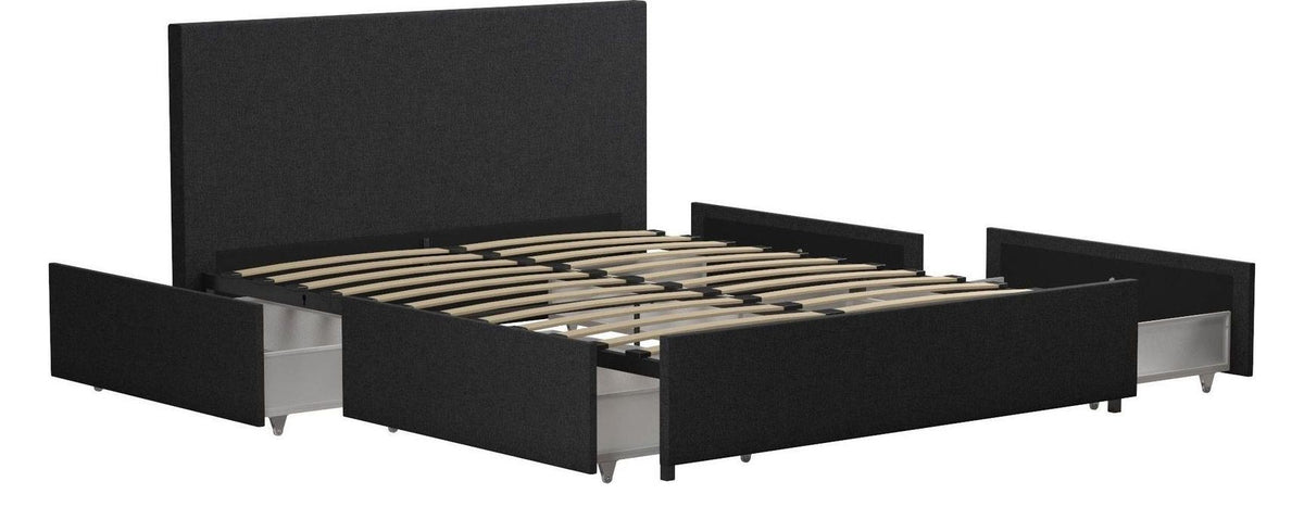 Kelly Bed 4 Drawer Storage Linen, view 5