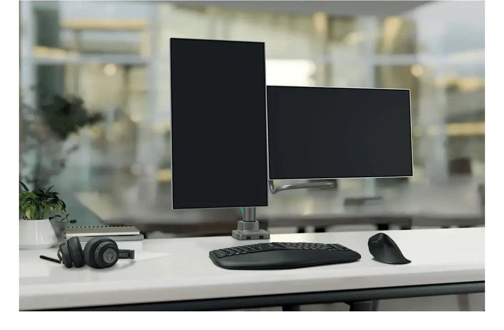 Kensington SmartFit Dual Monitor Arm with Crossbar and Handle, view 13