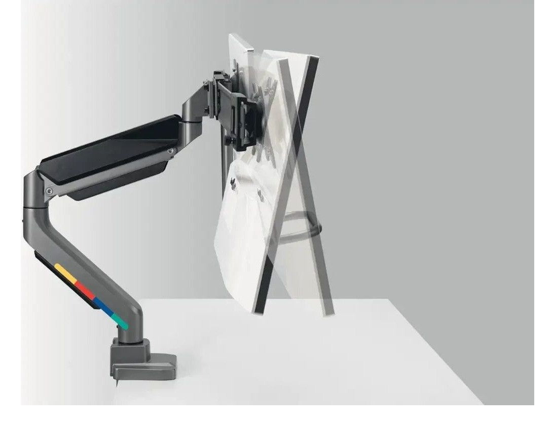 Kensington SmartFit Dual Monitor Arm with Crossbar and Handle, view 4