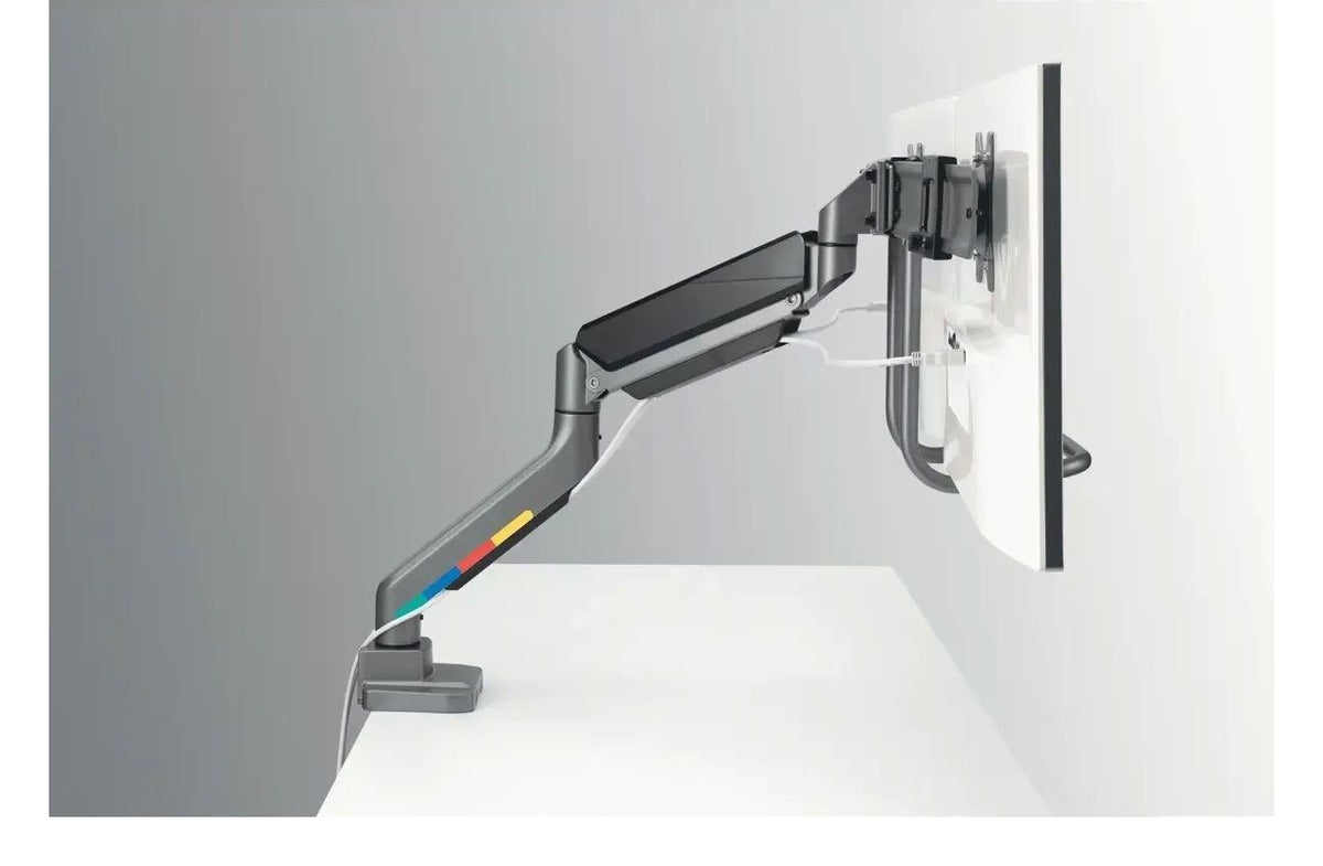 Kensington SmartFit Dual Monitor Arm with Crossbar and Handle, view 6