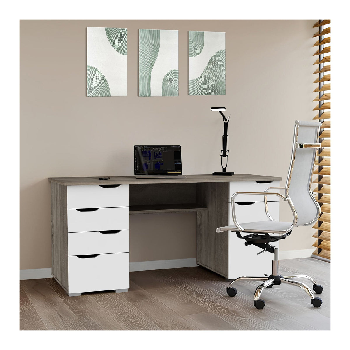 Kentucky Office Desk & Work Station, view 4