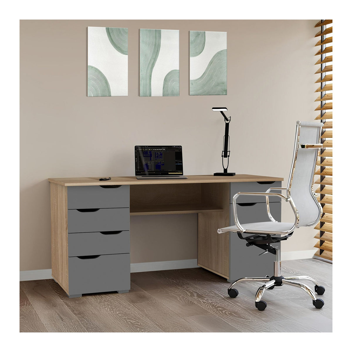 Kentucky Office Desk & Work Station, view 6