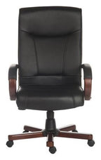 Kingston Executive Chair in mahogany wood, view 2