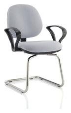 Kirby Chrome Cantilever Visitor Chair, view 3