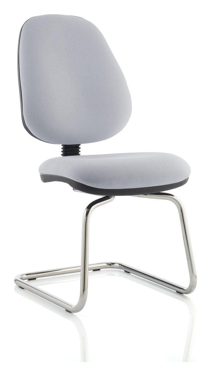 Kirby Chrome Cantilever Visitor Chair, view 5
