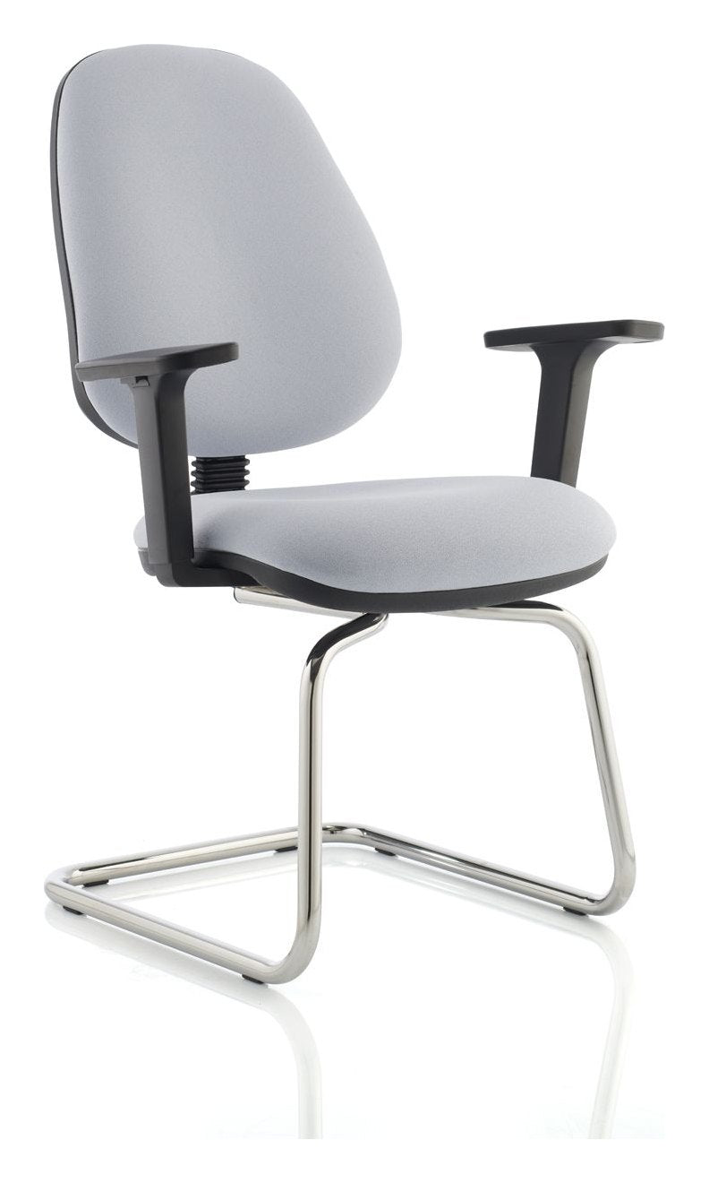 Kirby Chrome Cantilever Visitor Chair