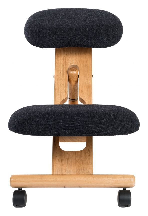 Kneeling Stool in charcoal, view 2
