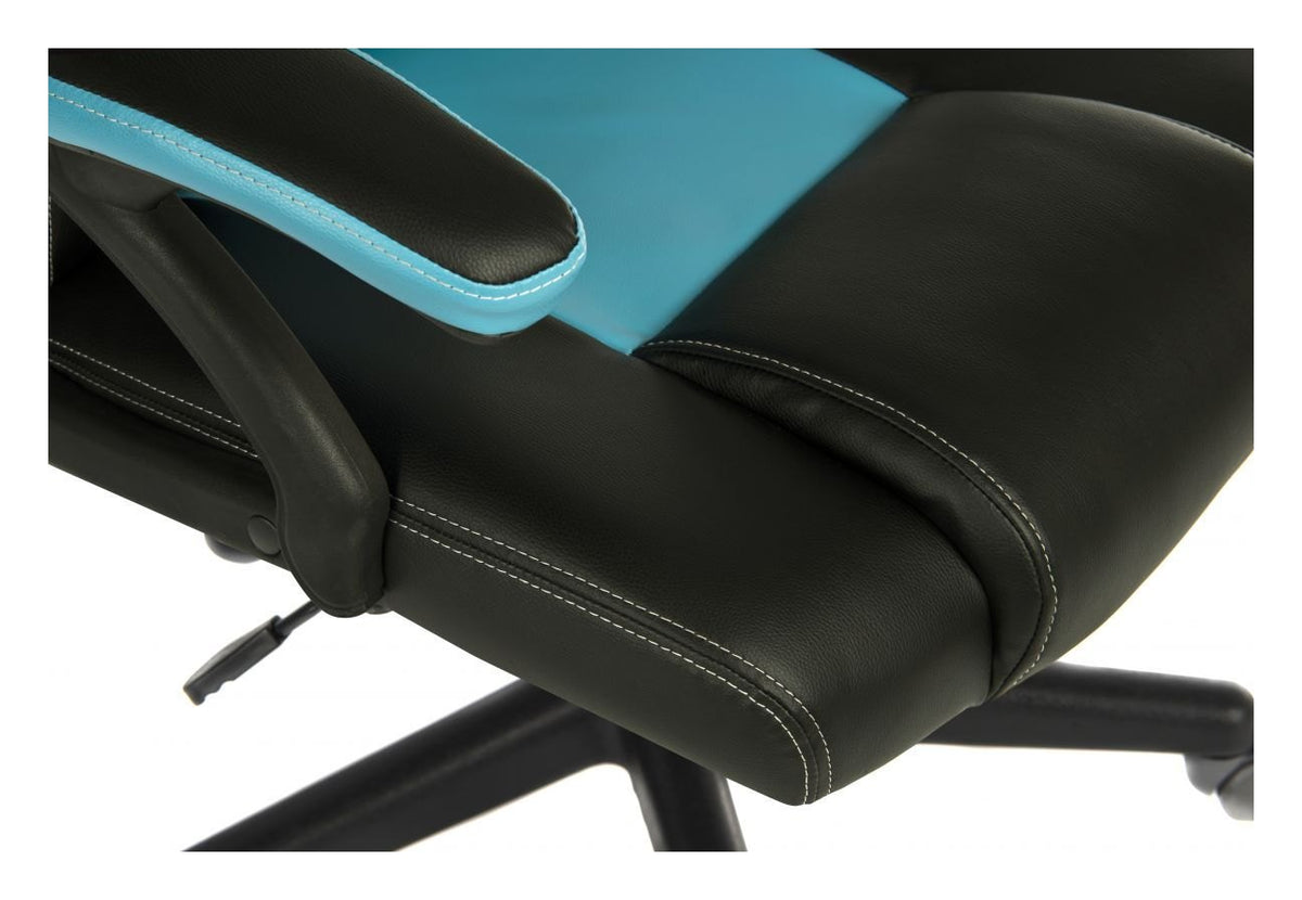 Kyoto Gaming Chair in blue, view 4